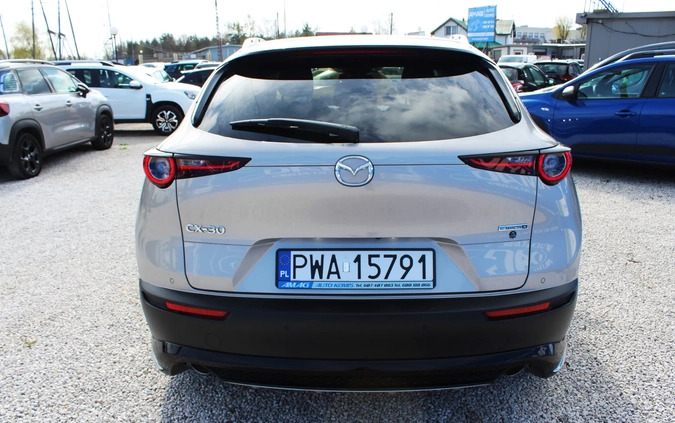 Mazda CX-30 cena 151900 przebieg: 26000, rok produkcji 2022 z Sędziszów małe 631